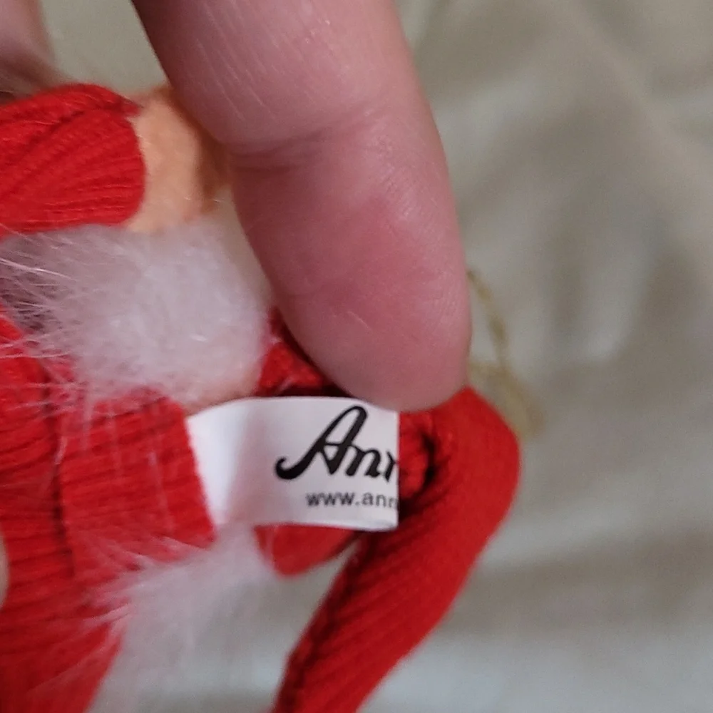 Annalee Christmas Ornament. Bedtime Santa with Slippers 2007 - Picture 8 of 11